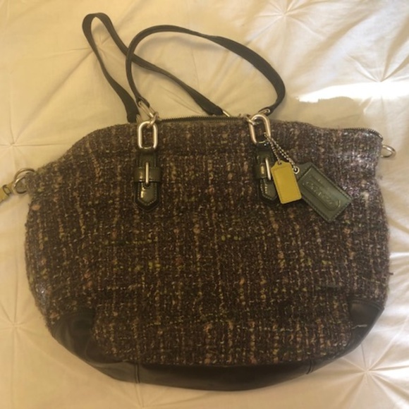AUTHENTIC COACH CHELSEA BOUCLE EMERSON NS SATC - Picture 1 of 5